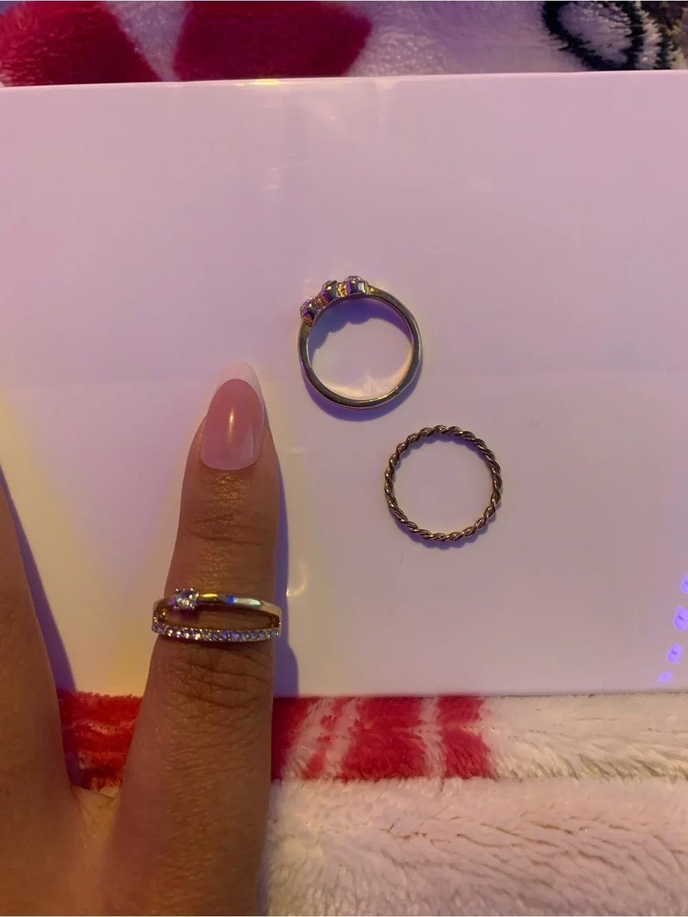 Claires three gold